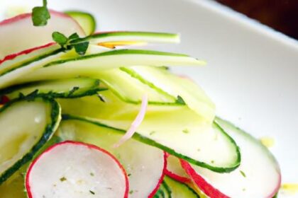 Refreshing Cucumber & Radish Salad: A Crisp, Zesty Delight