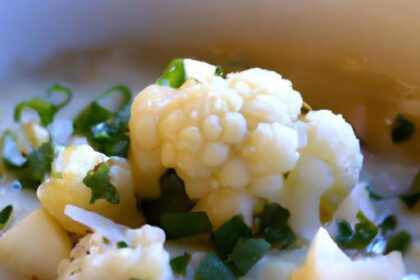 Creamy Cheese & Cauliflower Soup: A Cozy Comfort Bowl