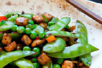 Crunchy Tempeh Stir-Fry with Snow Peas: A Flavorful Twist