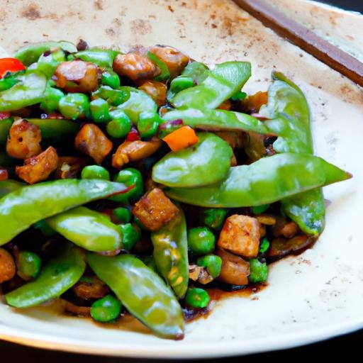 Crunchy Tempeh Stir-Fry with Snow Peas: A Flavorful Twist