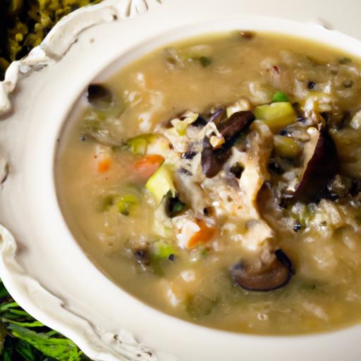 Hearty Wild Rice & Mushroom Soup: A Comforting Forest Feast