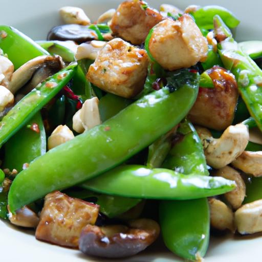 Crunchy Tempeh Stir-Fry with Snow Peas: A Flavorful Twist