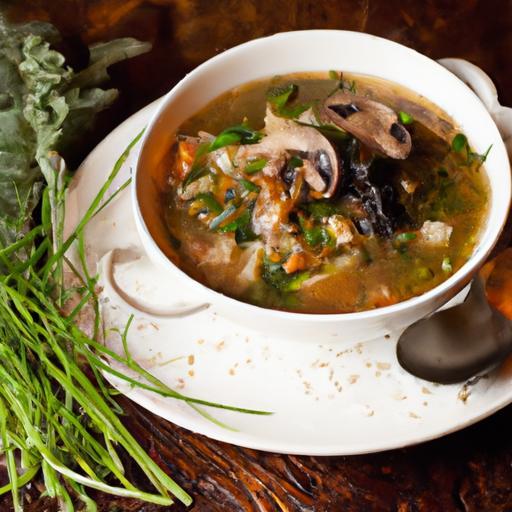 Hearty Wild Rice & Mushroom Soup: A Comforting Forest Feast