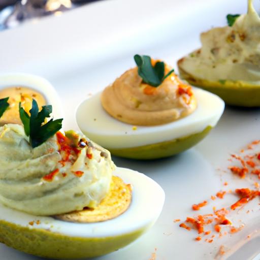 Creamy Avocado deviled Eggs: A fresh Twist on a Classic