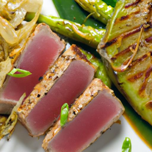 Grilled Tuna Steak: Ancient Greek Food Art Reimagined