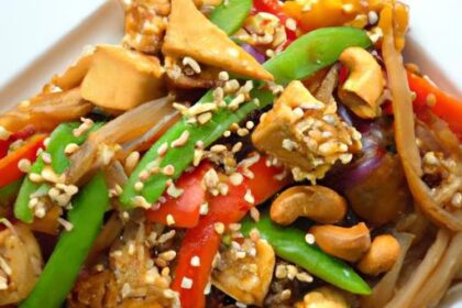 Savory Tofu & Peanut Noodle Stir-Fry: A Flavorful Twist