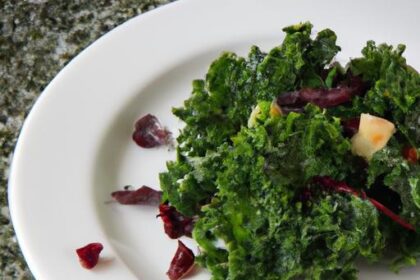 Kale & Cranberry Salad: A Nutritious Burst of Flavor