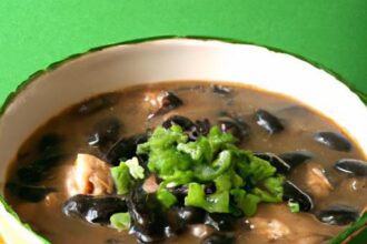 Hearty Chicken and Black Bean Soup: A Flavorful Comfort Bowl