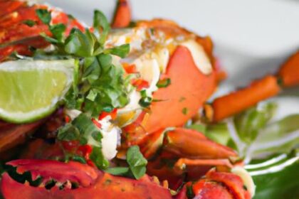 Savor the Zesty Flavor of Grilled Lobster with Chili Lime Butter