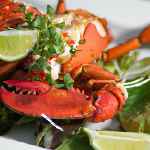 Savor the Zesty Flavor of Grilled Lobster with Chili Lime Butter