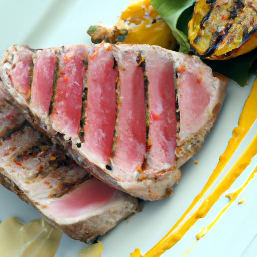 Grilled Tuna Steak: Ancient Greek Food Art Reimagined