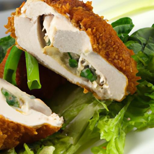 Crispy Air Fryer Stuffed Chicken: Spinach & Cheese Delight