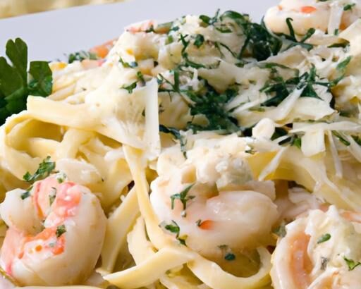 Creamy Seafood Fettuccine Alfredo: A Flavorful Delight