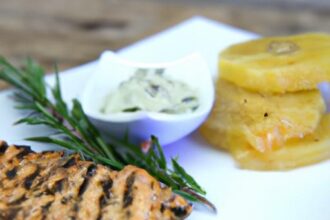 Crispy Air Fryer Garlic & Rosemary Tofu Steaks Recipe