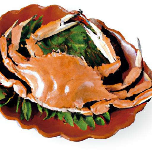 Crab on a Plate: Easy and Fun Food Drawing Tutorial