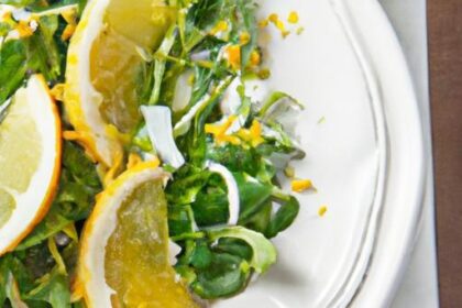 Zesty Lemon Arugula Salad: A Fresh Twist on Greens