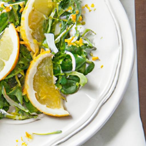 Zesty Lemon Arugula Salad: A Fresh Twist on Greens