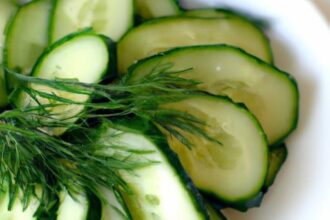 Refreshing Cucumber Dill Salad: A Crisp Summer Delight