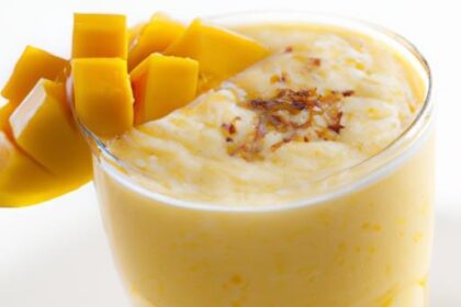Tropical Bliss: How to Make a Refreshing Mango Coconut Milkshake
