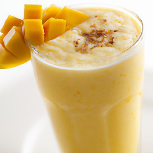 Tropical Bliss: How to Make a Refreshing Mango Coconut Milkshake