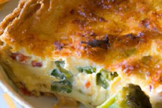 Crustless Broccoli Cheddar Quiche: A Light, Savory Delight