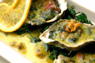 Savory Baked Oysters with Spinach and Melted Cheese Bliss