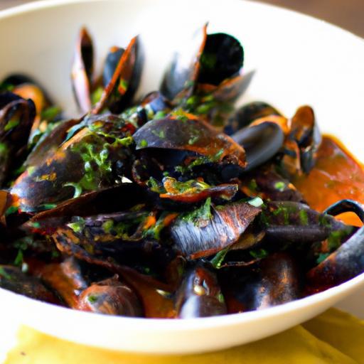 Savor the Flavor: Mussels Simmered in Rich Tomato Sauce