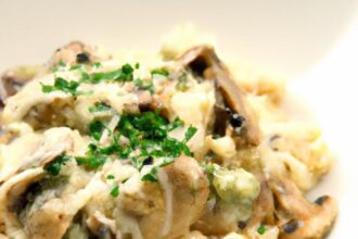 Creamy Chicken and Mushroom Risotto: A Flavorful Delight