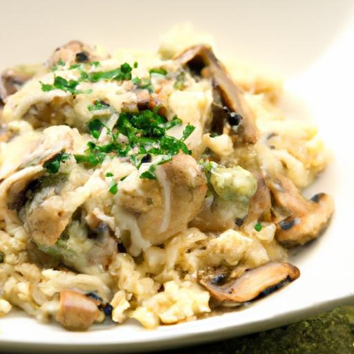 Creamy Chicken and Mushroom Risotto: A Flavorful Delight