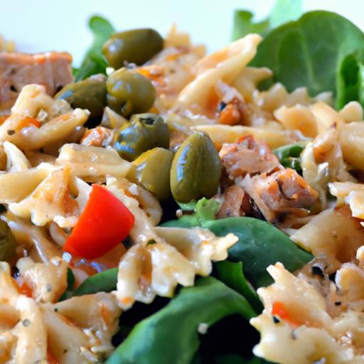 Mediterranean Tuna Pasta Salad: Fresh Flavors Combined