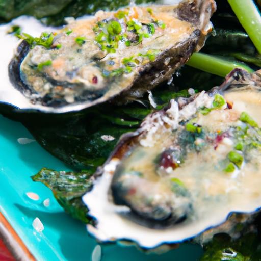Savory Baked Oysters with Spinach and Melted Cheese Bliss