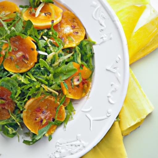 Zesty‌ Lemon Arugula salad: A Crisp Burst of Freshness
