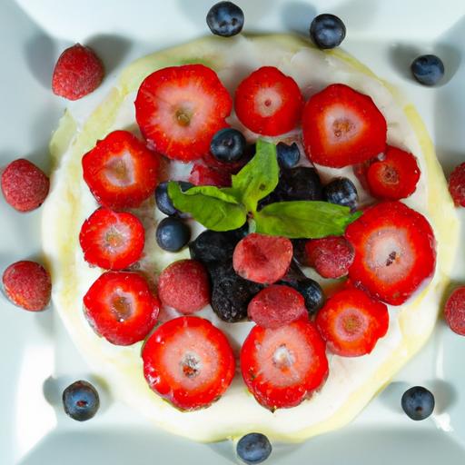Refreshing No-Bake Watermelon Pizza with Yogurt & Berries