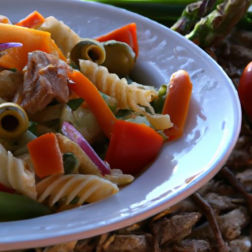 Mediterranean Tuna Pasta Salad: Fresh Flavors Combined