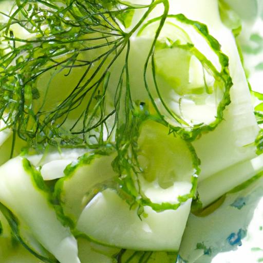 Refreshing Cucumber Dill Salad: A Crisp Summer Delight