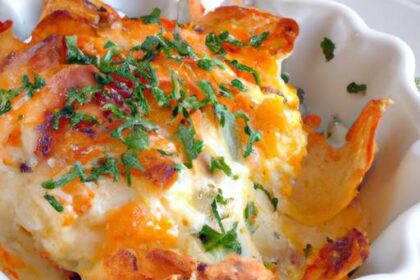 Easy & Irresistible Garlic Shrimp Gratin Recipe to Savor