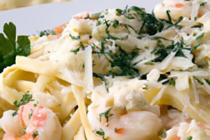 Creamy Seafood Fettuccine Alfredo: A Flavorful Delight