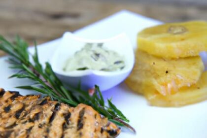 Crispy Air Fryer Garlic & Rosemary Tofu Steaks Recipe