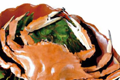 Crab on a Plate: Easy and Fun Food Drawing Tutorial