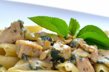 Creamy Pesto Chicken Pasta: A Flavorful, Simple Delight
