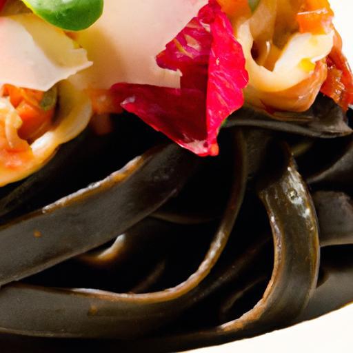Dive Into Flavor: The Art of Squid Ink Seafood Pasta Delight