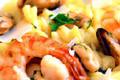 Savor Greek-Style Seafood Orzo: A Mediterranean Delight