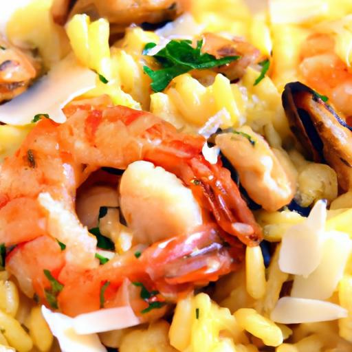 Savor Greek-Style Seafood Orzo: A Mediterranean Delight