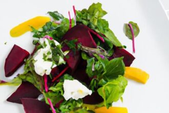 Bright Bites: Roasted Beet & Goat Cheese Salad Delight