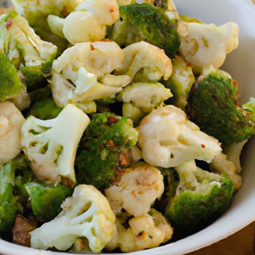 Crispy Roasted Broccoli & Cauliflower: A Flavorful Twist