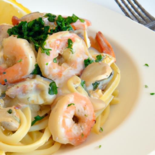 Creamy Chicken Shrimp Carbonara: A Seafood Twist Delight
