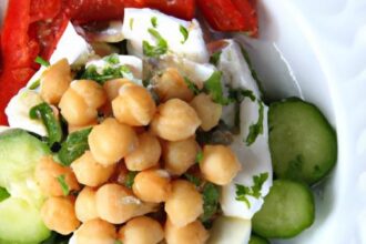 Refresh Your Plate: Chickpea & Cucumber Salad with Feta
