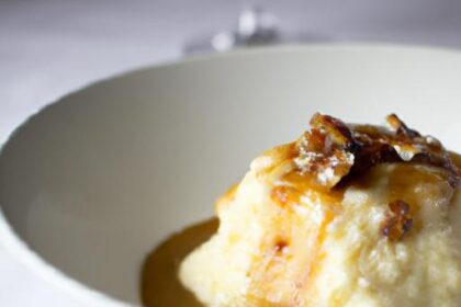 Martha Stewart’s Decadent Rice Pudding with Caramel Sauce
