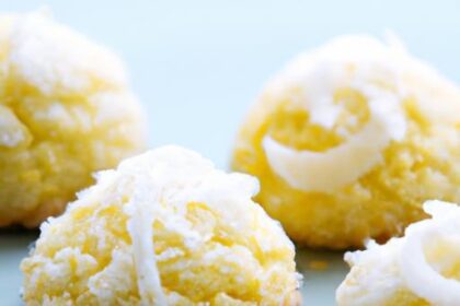 Zesty No-Bake Lemon Coconut Macaroons: Easy & Refreshing!