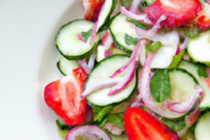 Refreshing Strawberry Cucumber Salad: A Summer Delight